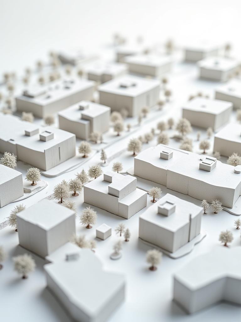 Maquetas escenográficas para arquitectura y urbanismo en proyectos inmobiliarios